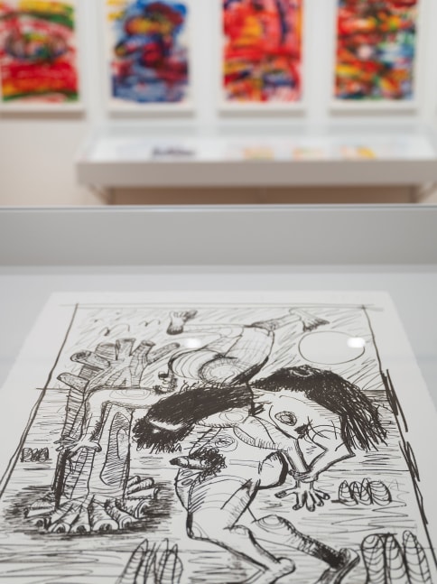 installation view Carroll Dunham Nasjonalmuseet Oslo