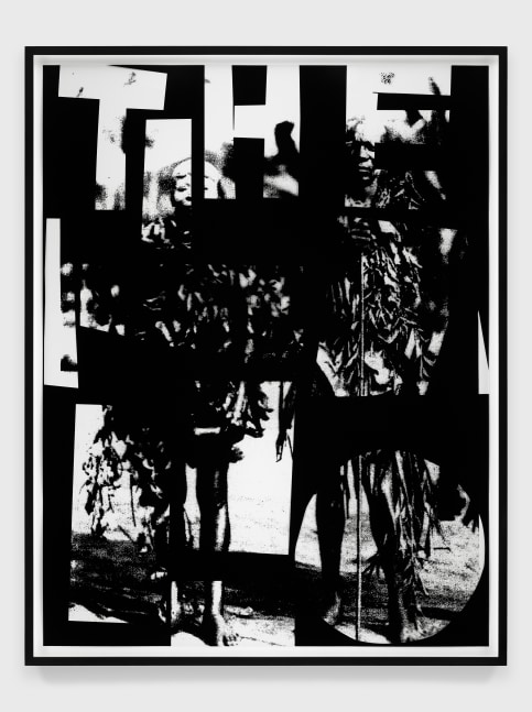 Silkscreen work by Adam Pendleton