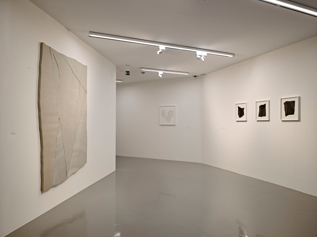 Installation view of works by Wyatt Kahn