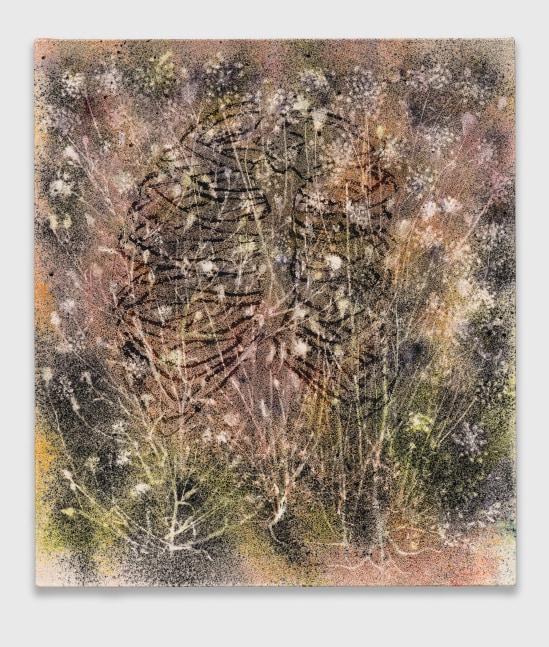 pigment painting by Sam Falls