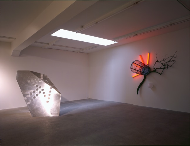 Installation view of Mark Handforth sculptures exhibition