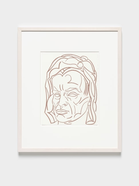 A Defiant Effigy

2024

Pastel pencil on paper

Sheet 30.5 x 24 cm / 12 x 9 3/8 in

Frame 53 x 44.5 x 4 cm / 20 7/8 x 17 1/2 x 1 5/8 in

&amp;copy; Steven Shearer