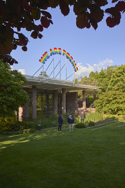 Installation view, Ugo Rondinone, we are poems, Fondation Beyeler, Riehen, 2025
