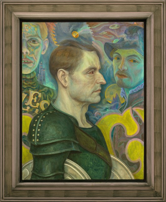 Tin Jobber

2024

Oil on linen, artist frame

Image 66 x 51 cm / 26 x 20 in

Frame 85.5 x 70 cm / 33 5/8 x 27 5/8 in

&amp;copy; Steven Shearer