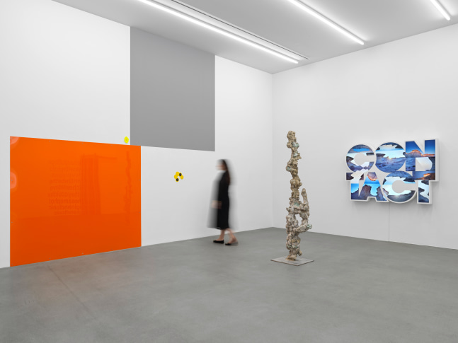 Installation view, Wall Works &amp;amp; Sculptures, Galerie Eva Presenhuber, Waldmannstrasse, Zurich, 2025