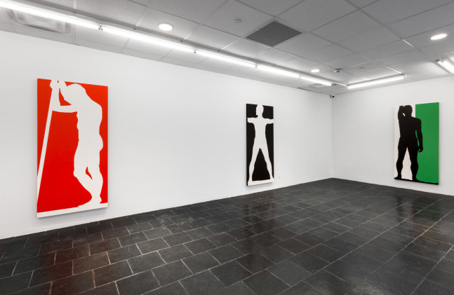 Installation view of works by John Giorno