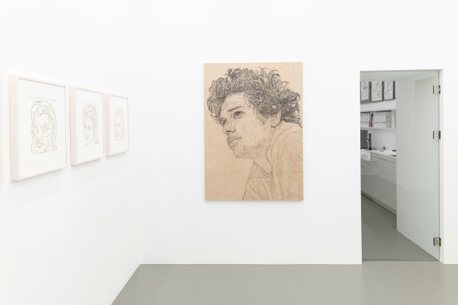 Installation view, Zeichnungen und Drucke / Drawings and Prints, Galerie Eva Presenhuber, Vienna, 2025