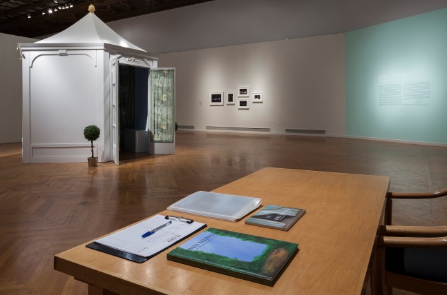 Installation view of works by Karen Kilimnik