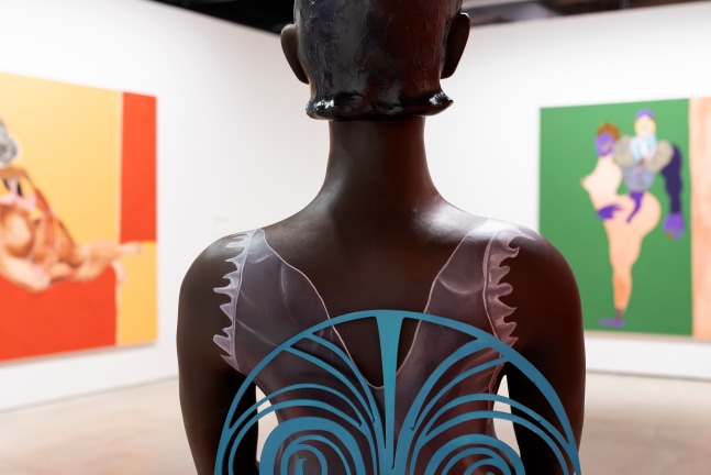 Installation view, Tschabalala Self, Around the Way, EMMA, Espoo, 2024