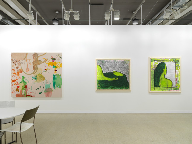 Installation view of works by various artists