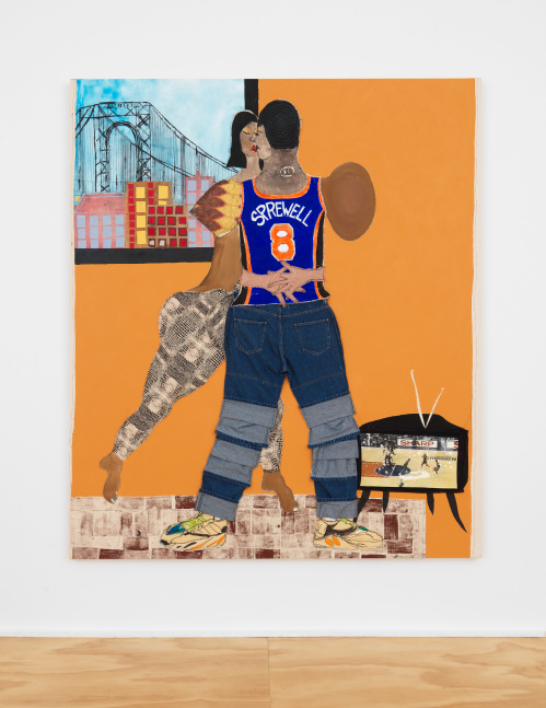 Painting by Tschabalala Self