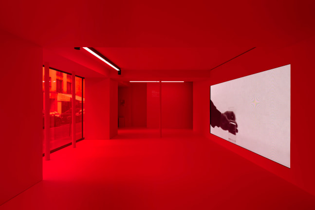 Installation view, Ugo Rondinone &amp;amp; Tarek Lakhrissi, who is afraid of red blue and yellow?, Reiffers Art Initiatives, Paris