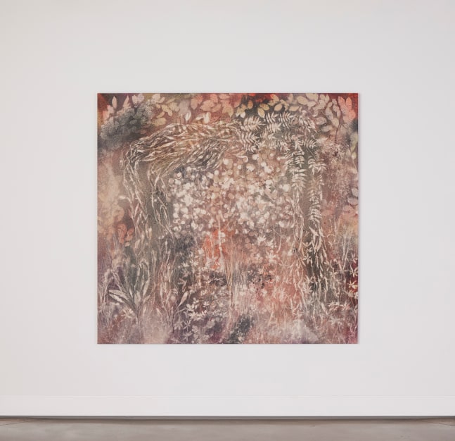 Installation view, Sam Falls, Nothing Without Nature, Cookie Factory, Denver, 2025