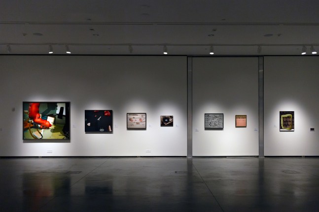 Installation view of Works by Lucas Blalock