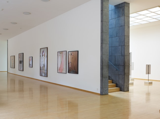 Installation view of Works by Lucas Blalock