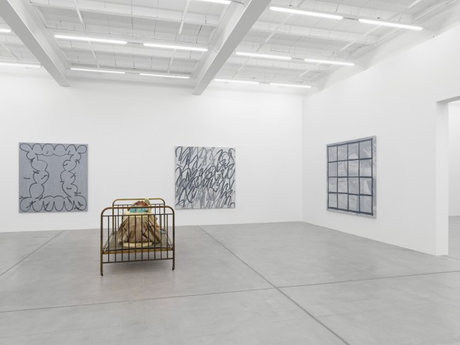 Installation view of works by various artists