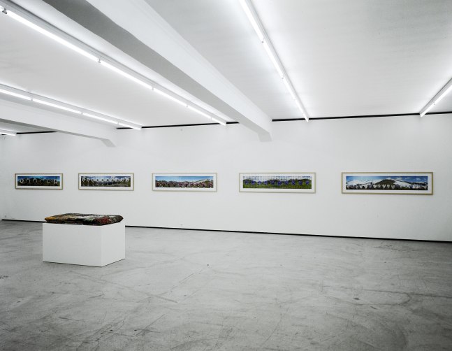 Installation view of Jean-Frédéric Schnyder photography exhibition