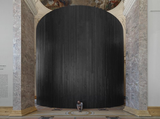 installation view of works by Ugo Rondinone