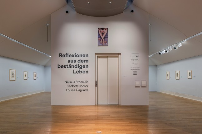 Installation view, Reflections from Stable Life Niklaus: Stoecklin, Liselotte Moser, Louisa Gagliardi, Kunst Museum Winterthur, Winterthur, 2025
