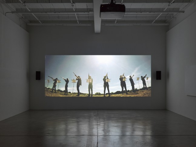 Installation view, Raven Chacon, Galerie Eva Presenhuber, Maag Areal, Zurich, 2024