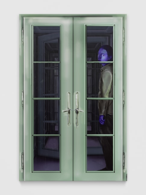 Reunion (Room 6)

2025

Gel medium, nail polish, ink on PVC

170 x 110 cm / 66 7/8 x 43 1/4 in

&amp;copy; Louisa Gagliardi