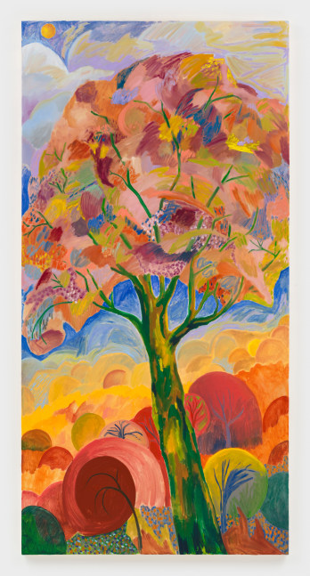 Stand Tall

2024

Oil, acrylic and dye on canvas

254 x 127 cm / 100 x 50 in

&amp;copy; Shara Hughes