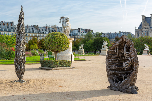 Installation view of sculptures by Jean-Marie Appriou
