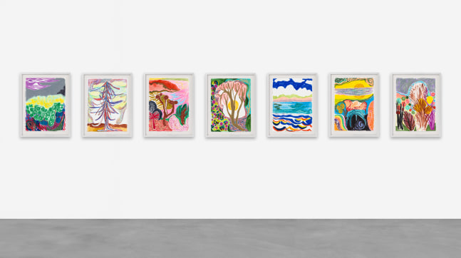 Northern Jutland Series

2022-2023

Mixed media on paper; set of 7 drawings

Sheet, each 38 x 28 cm / 15 x 11 in

Frame, each 48.5 x 39 cm / 19 1/8 x 15 3/8 in

&amp;copy; Shara Hughes