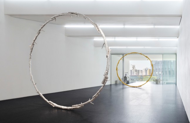 Installation view, Ugo Rondinone, long last happy, Arte Abierto, Mexico City, 2025