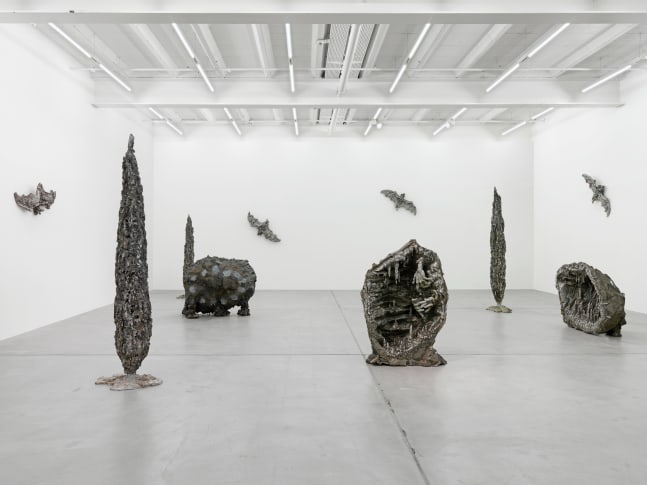 Installation view of Jean-Marie Appriou sculpture exhibition