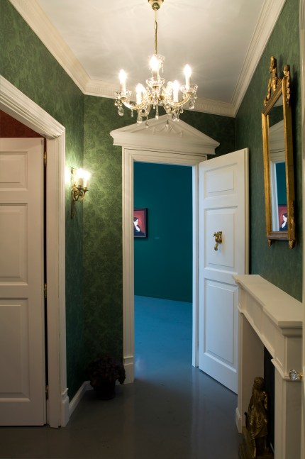 Installation view of works by Karen Kilimnik