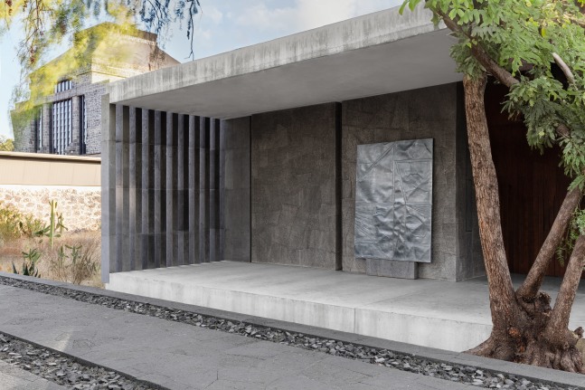 Installation view, Wyatt Kahn, Fantasmas, Museo Anahuacalli, Mexico City, 2024