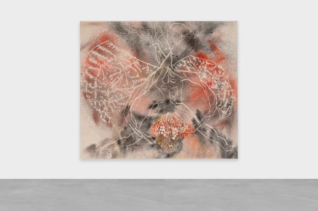 pigment painting by Sam Falls