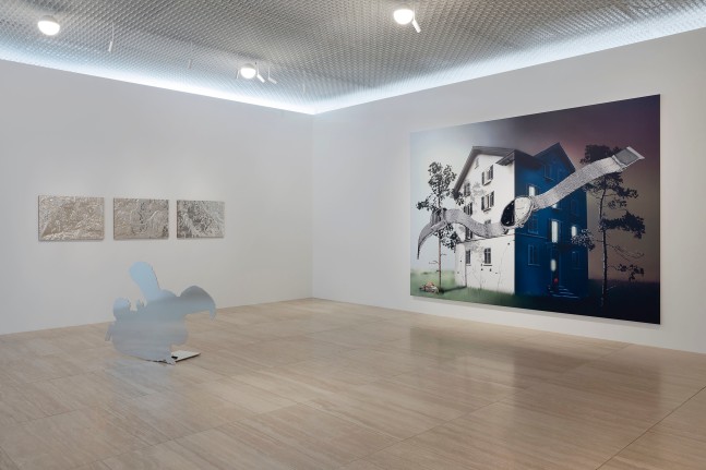 Installation view, Candida H&amp;ouml;fer, Louisa Gagliardi, Future Reflections, Kunsforum Baloise Park, Basel, 2025