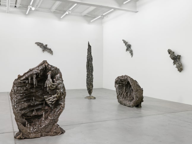 Installation view of Jean-Marie Appriou sculpture exhibition