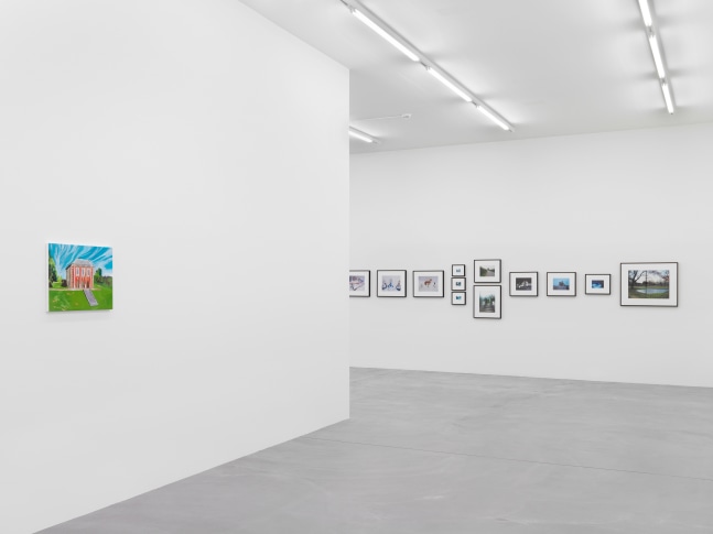 Installation view of Karen Kilimnik photography and installation exhibition
