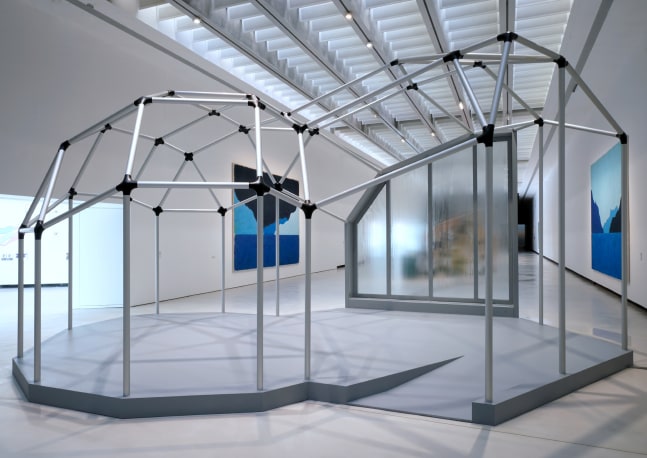 Installation view, Ugo Rondinone, Oscar Tuazon, Something in the Water, MAXXI, Rome, 2025