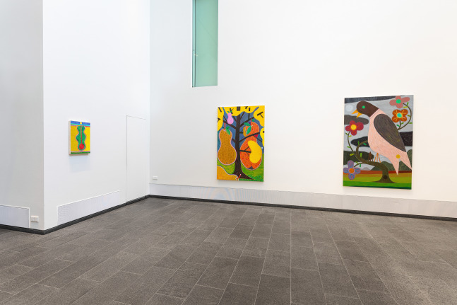 Installation view, Austin Eddy, Sea Song, Kunsthalle Emden, Emden, 2025