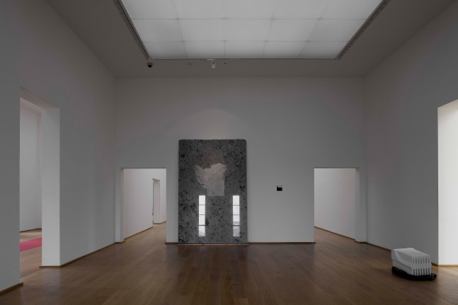 Installation view of works by Trisha Donnelly