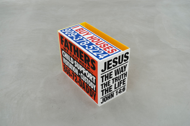 sculpture by Walead Beshty