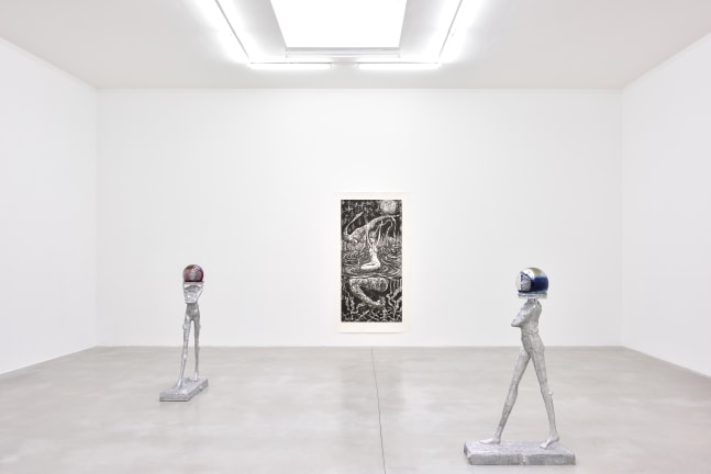 Installation view of Works by Jean-Marie Appriou