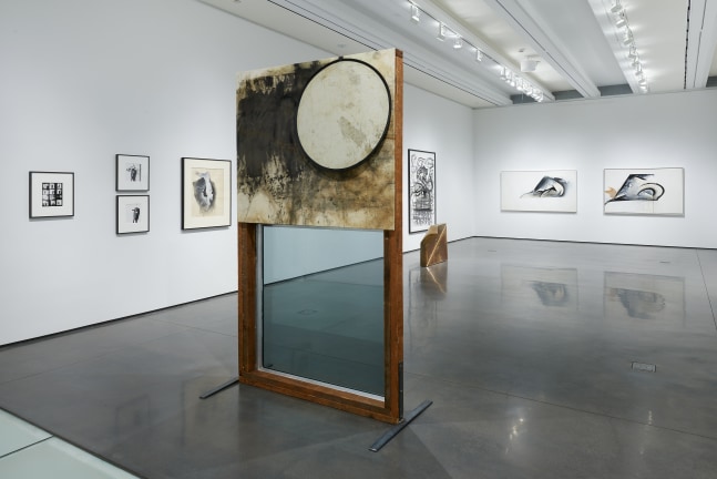 Installation view of works by various artists
