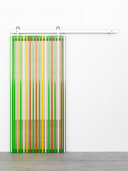 Scorpion when Felix

2012

Powder coated aluminum

Unique

Approx. installation dimensions 220 x 200 x 10 cm / 86 5/8 x 78 3/4 x 3 7/8

inches

Door element 210 x 100 x 10 cm / 82 5/8 x 39 3/8 x 3 7/8 in

Weight approx. 50 kg

&amp;copy; Liam Gillick