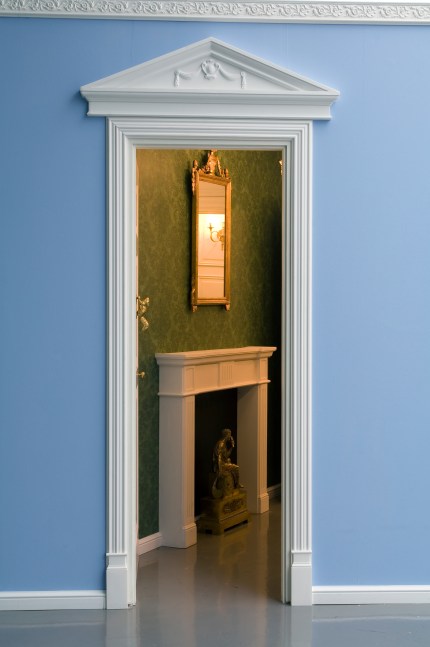 Installation view of works by Karen Kilimnik