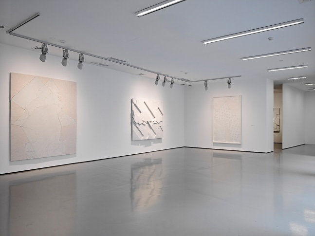 Installation view of works by Wyatt Kahn