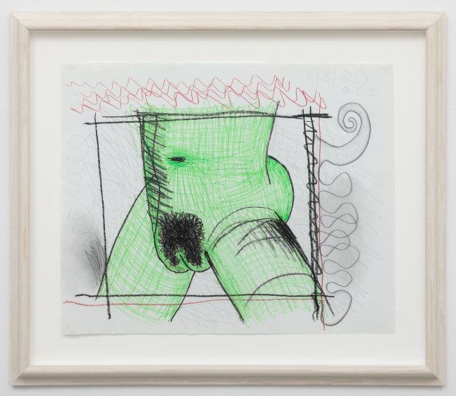 Painting by Carroll Dunham