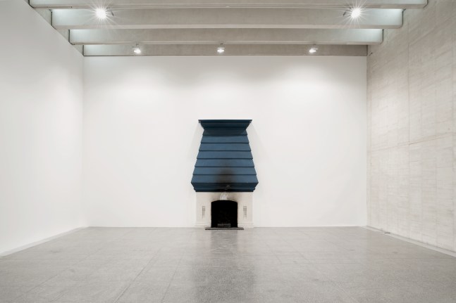 Installation view of sculptures by Ugo Rondinone