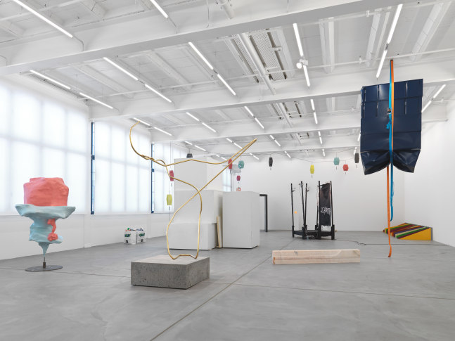 Installation view of group sculpture exhibition