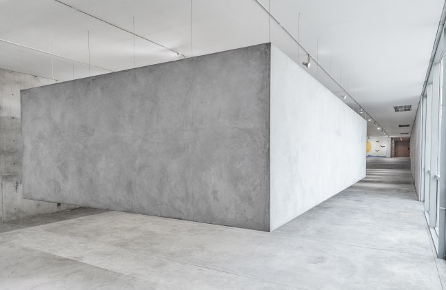 Installation view of work by Ugo Rondinone