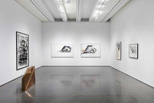 Installation view of works by various artists